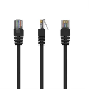 CABLEXPERT CAT5e UTP Patch cord Kabelis | Black, 5 m