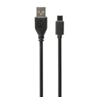 CABLEXPERT USB 2.0 AM to Type-C cable (AM/CM) Kabelis | Black, 1 m