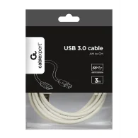 CABLEXPERT USB 3.0 AM to Type-C cable (AM/CM) Kabelis | White, 3 m