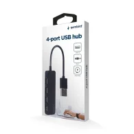 GEMBIRD 4-port USB Hub Šakotuvas | Black