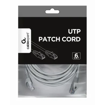 CABLEXPERT UTP Cat6 Patchcord Kabelis | Grey, 5 m