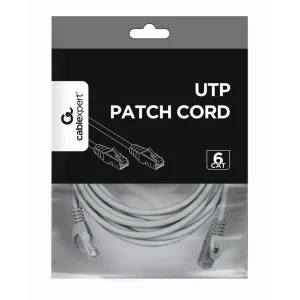 CABLEXPERT UTP Cat6 Patchcord Kabelis | Grey, 5 m