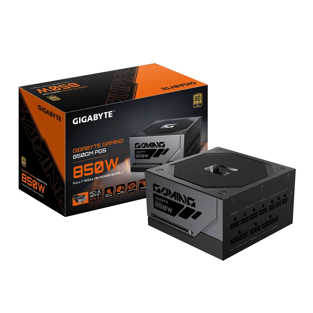 GIGABYTE 850GM PG5 PSU Maitinimo Blokas | 850W, 80 Plus Gold
