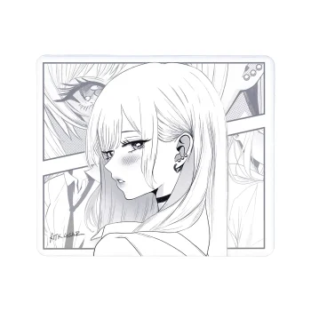ATK Reverie Pelės Kilimėlis | XL, White Black
