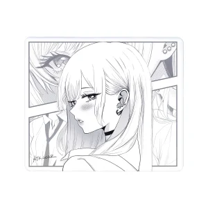 ATK Reverie Pelės Kilimėlis | XL, White Black