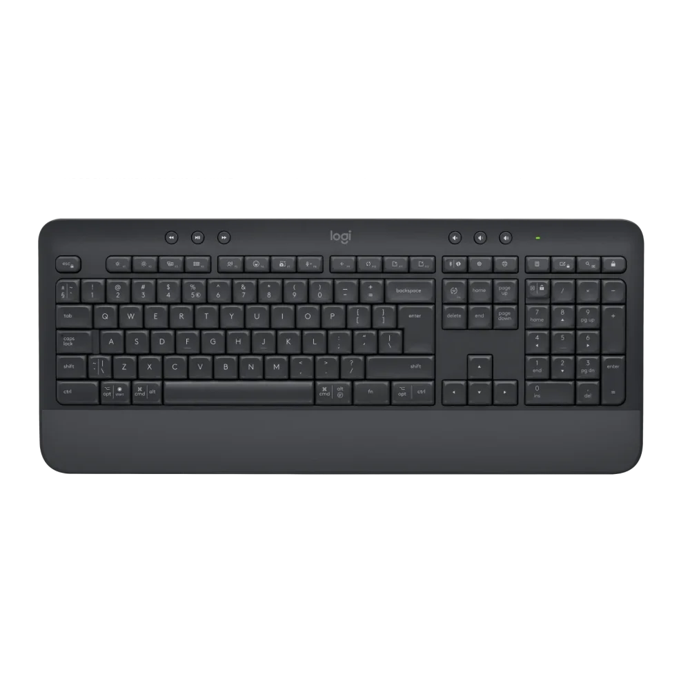 Logitech Signature K650 Wireless Belaidė Klaviatūra | Graphite, Membraninė