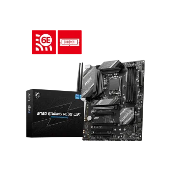 MSI B760 GAMING PLUS WIFI Pagrindinė Plokštė | ATX, LGA1700, DDR5