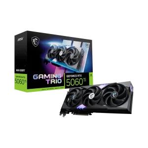 MSI GeForce RTX 5060 Ti GAMING TRIO GPU Vaizdo Plokštė | 8GB, GDRR7, OC Edition