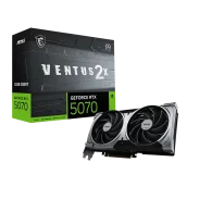 MSI GeForce RTX 5070 VENTUS 2X GPU Vaizdo Plokštė | 12GB, GDDR7, OC Edition