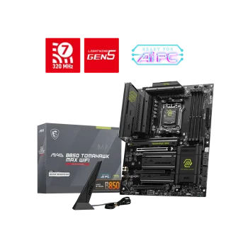 MSI MAG B850 TOMAHAWK MAX WIFI Pagrindinė Plokštė | ATX, AM5, DDR5