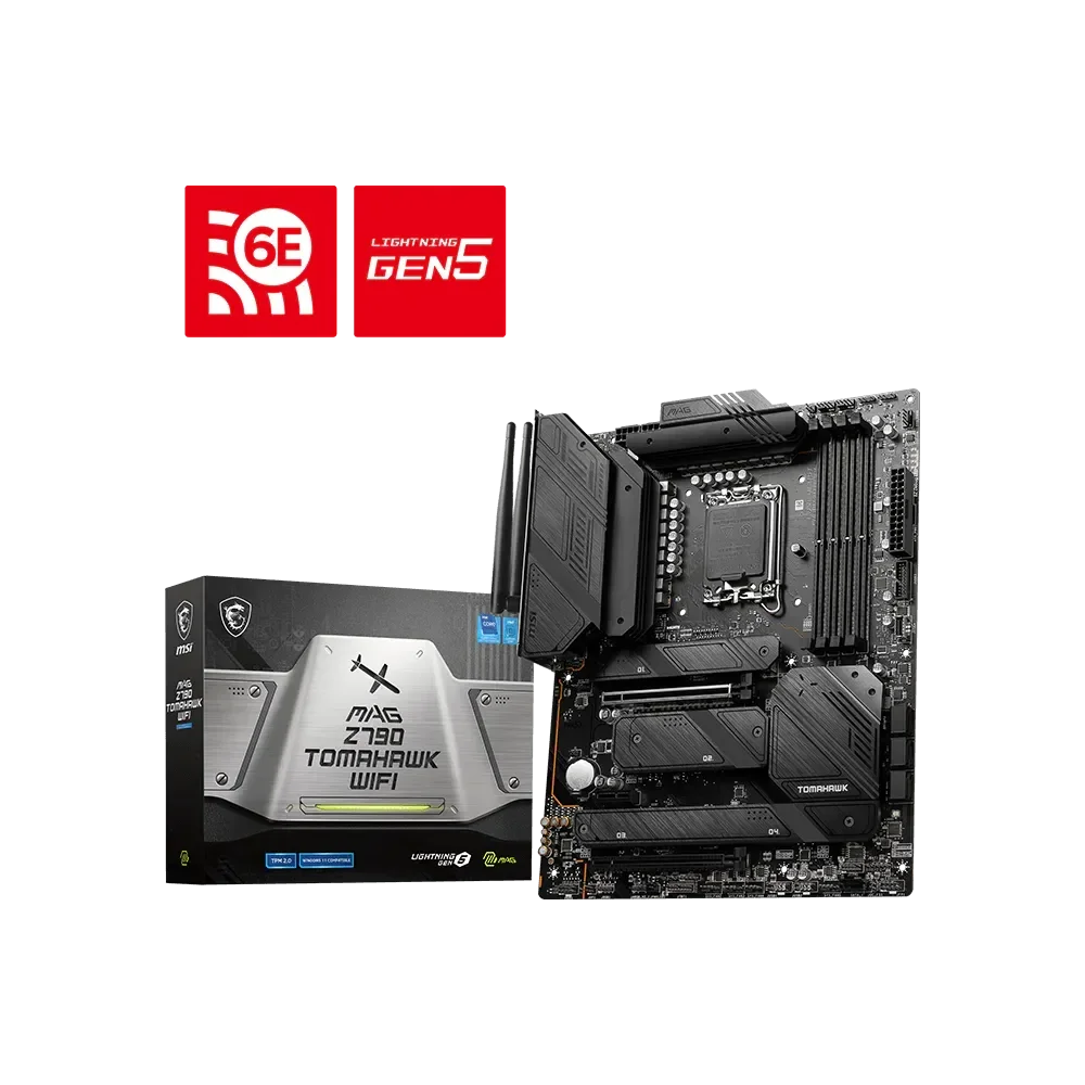 MSI MAG Z790 TOMAHAWK WIFI Pagrindinė Plokštė | ATX, LGA1700, DDR5