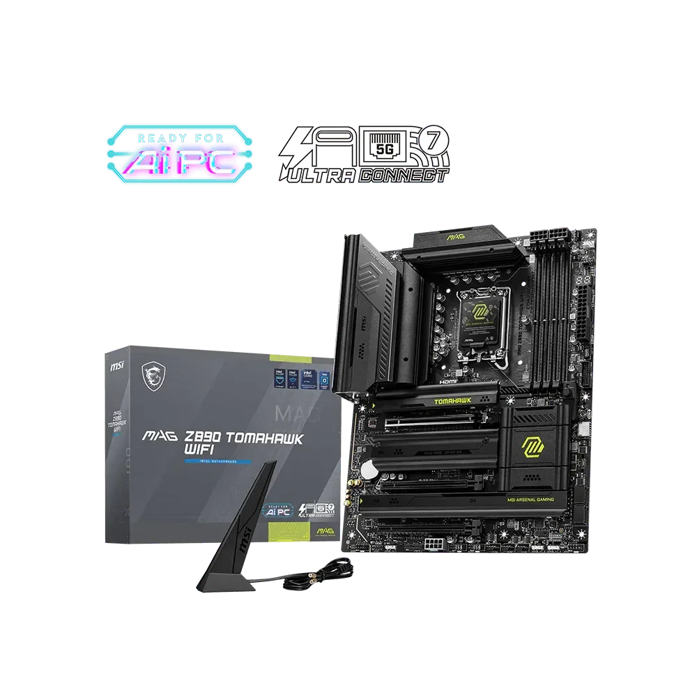 MSI MAG Z890 TOMAHAWK WIFI Pagrindinė Plokštė | ATX, LGA1851, DDR5