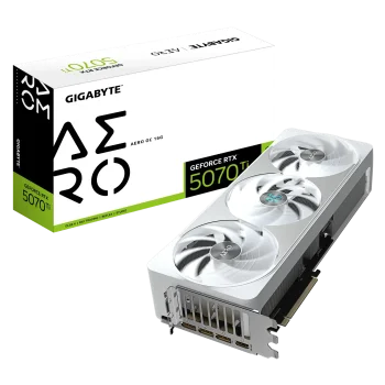 GIGABYTE GeForce RTX 5070 Ti AERO GPU Vaizdo Plokštė | 16GB, GDDR7, OC Edition