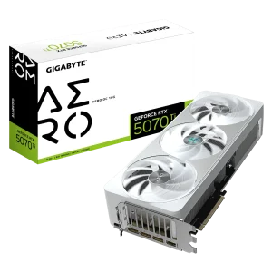 GIGABYTE GeForce RTX 5070 Ti AERO GPU Vaizdo Plokštė | 16GB, GDDR7, OC Edition