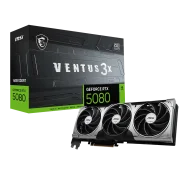 MSI GeForce RTX 5080 VENTUS 3X GPU Vaizdo Plokštė | 16GB, GDDR7, OC Edition