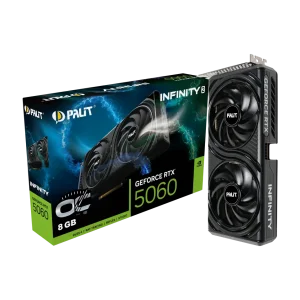 PALIT GeForce RTX 5060 Infinity 2 GPU Vaizdo Plokštė | 8GB, GDDR7, OC Edition