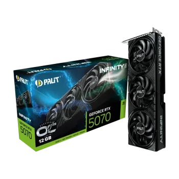 PALIT GeForce RTX 5070 Infinity 3 GPU Vaizdo Plokštė | 12GB, GDDR7, OC Edition