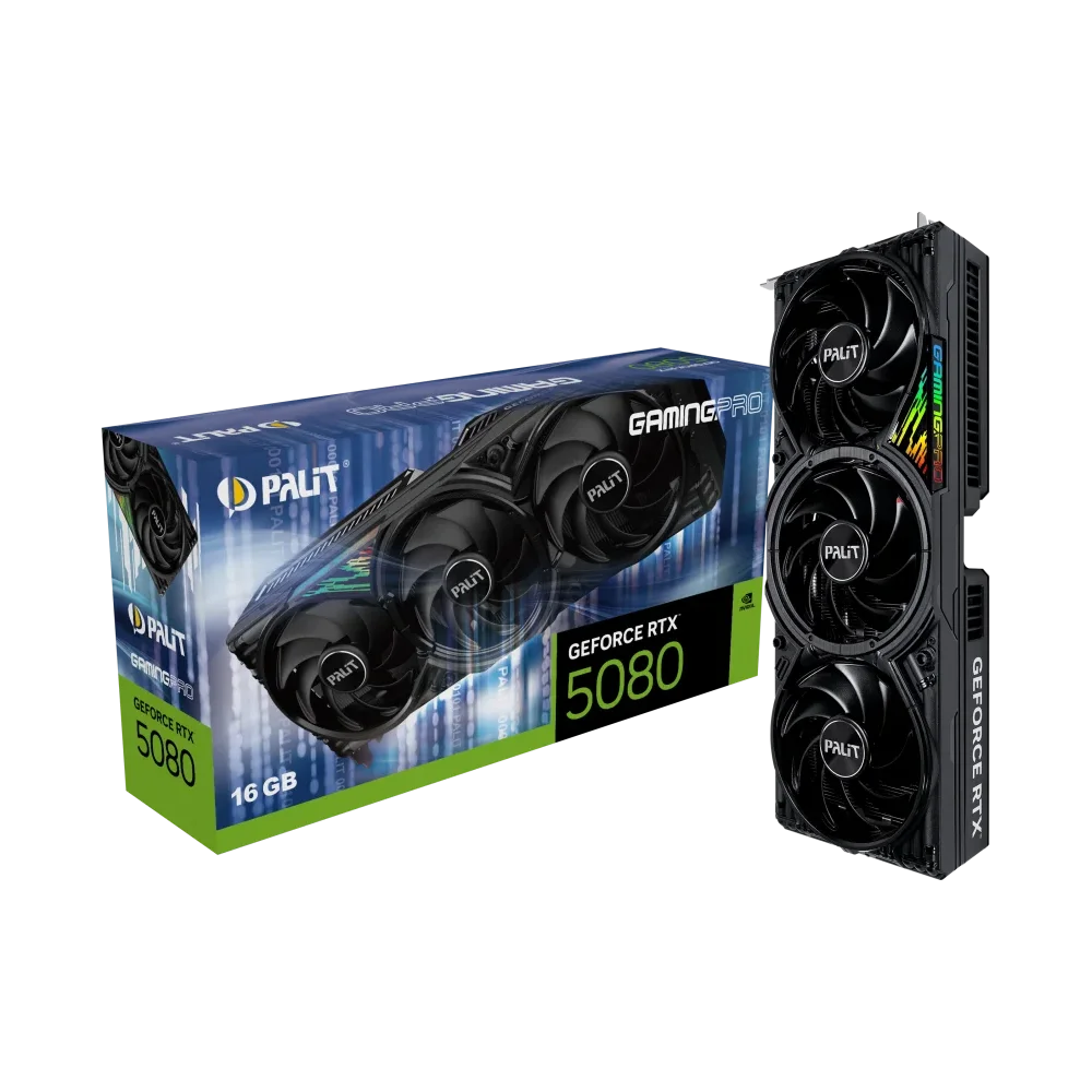 PALIT GeForce RTX 5080 GamingPro GPU Vaizdo Plokštė | 16GB, GDDR7