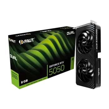 PALIT GeForce RTX 5050 Dual GPU Vaizdo Plokštė | 8GB, GDDR6