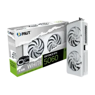 PALIT GeForce RTX 5060 White GPU | 8GB, GDDR7, OC Edition