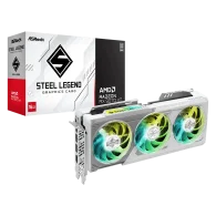 ASROCK Radeon RX 9070 XT Steel Legend GPU Vaizdo Plokštė | 16GB, GDDR6