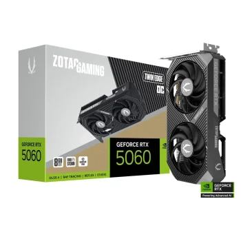 ZOTAC GeForce RTX 5060 Twin Edge GPU Vaizdo Plokštė | 8GB, GDDR7, OC Edition