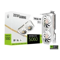 ZOTAC GeForce RTX 5060 Twin Edge White GPU Vaizdo Plokštė | 8GB, GDDR7, OC Edition