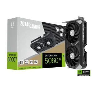 ZOTAC GeForce RTX 5060 Ti 8GB Twin Edge GPU Vaizdo Plokštė | 8GB, GDDR7, OC Edition
