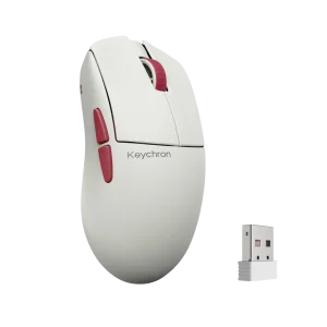 Keychron G4 Wireless Belaidė Žaidimų Pelė | White