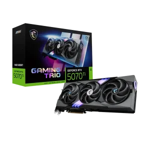 MSI GeForce RTX 5070 Ti GAMING TRIO GPU Vaizdo Plokštė | 16GB, GDDR7, OC