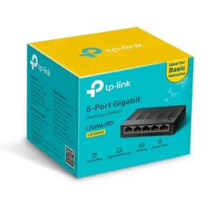 LITEWAVE LS1005G 5-Port 10/100/1000Mbps Desktop Switch Komutatorius