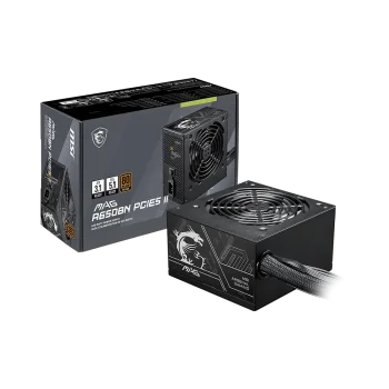 MSI MAG A650BN PCIE5 II PSU Maitinimo Blokas | 650W, 80Plus Bronze