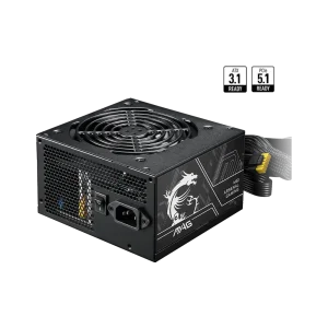 MSI MAG A650BN PCIE5 II PSU Maitinimo Blokas | 650W, 80Plus Bronze