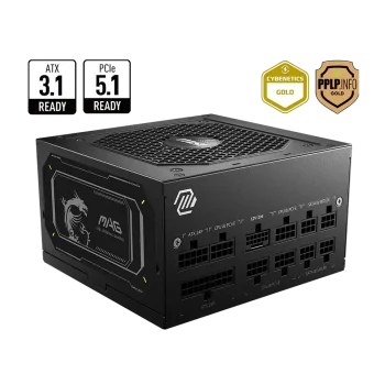 MSI MAG A850GL PCIE5 II PSU Maitinimo Blokas | 850W, 80Plus Gold