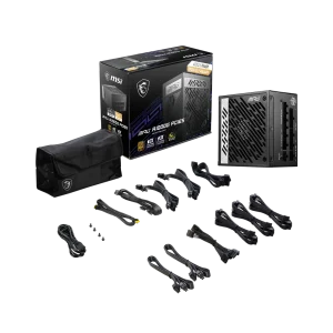 MSI MPG A1000G PCIE5 PSU Maitinimo Blokas | 1000W, 80Plus Gold
