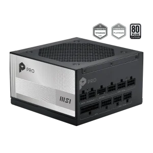 MSI PRO A850PL PCIE5 PSU Maitinimo Blokas | 850W, 80Plus Platinum