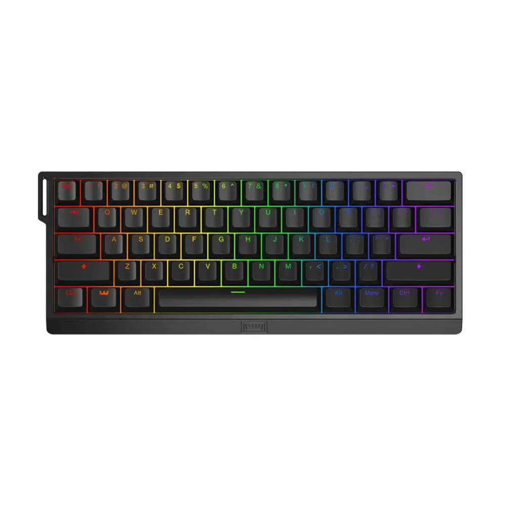 Wooting 60HE+ Žaidimų Klaviatūra | Black, Lekker L60 V1.5, ABS Case