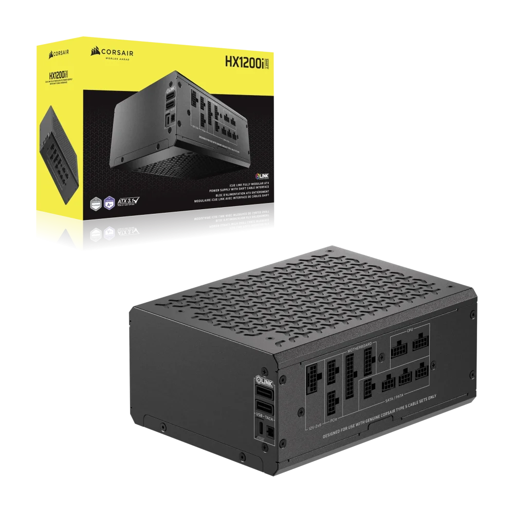 CORSAIR HX1200i SHIFT PSU Maitinimo Blokas | 1200W, 80Plus Platinum