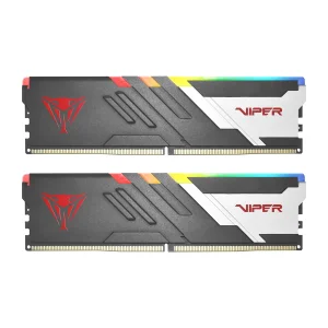 VIPER Gaming Venom 32GB DDR5 RAM Atmintis | 6000 MT/s, CL36, 2x16GB, Black/Red, RGB