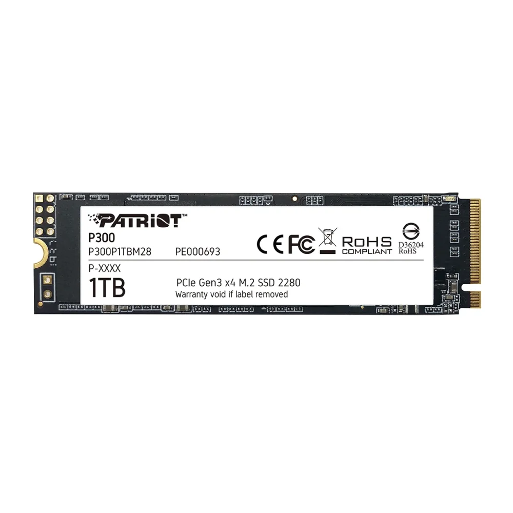PATRIOT P300 SSD Atmintis | 1TB, m.2 NVMe
