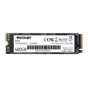 PATRIOT P310 SSD Atmintis | 480GB, m.2 NVMe