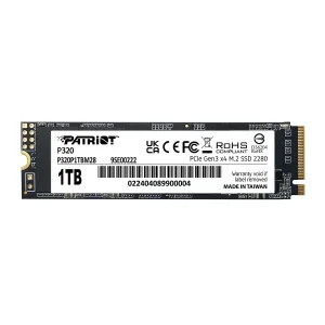 PATRIOT P320 SSD Atmintis | 1TB, m.2 NVMe