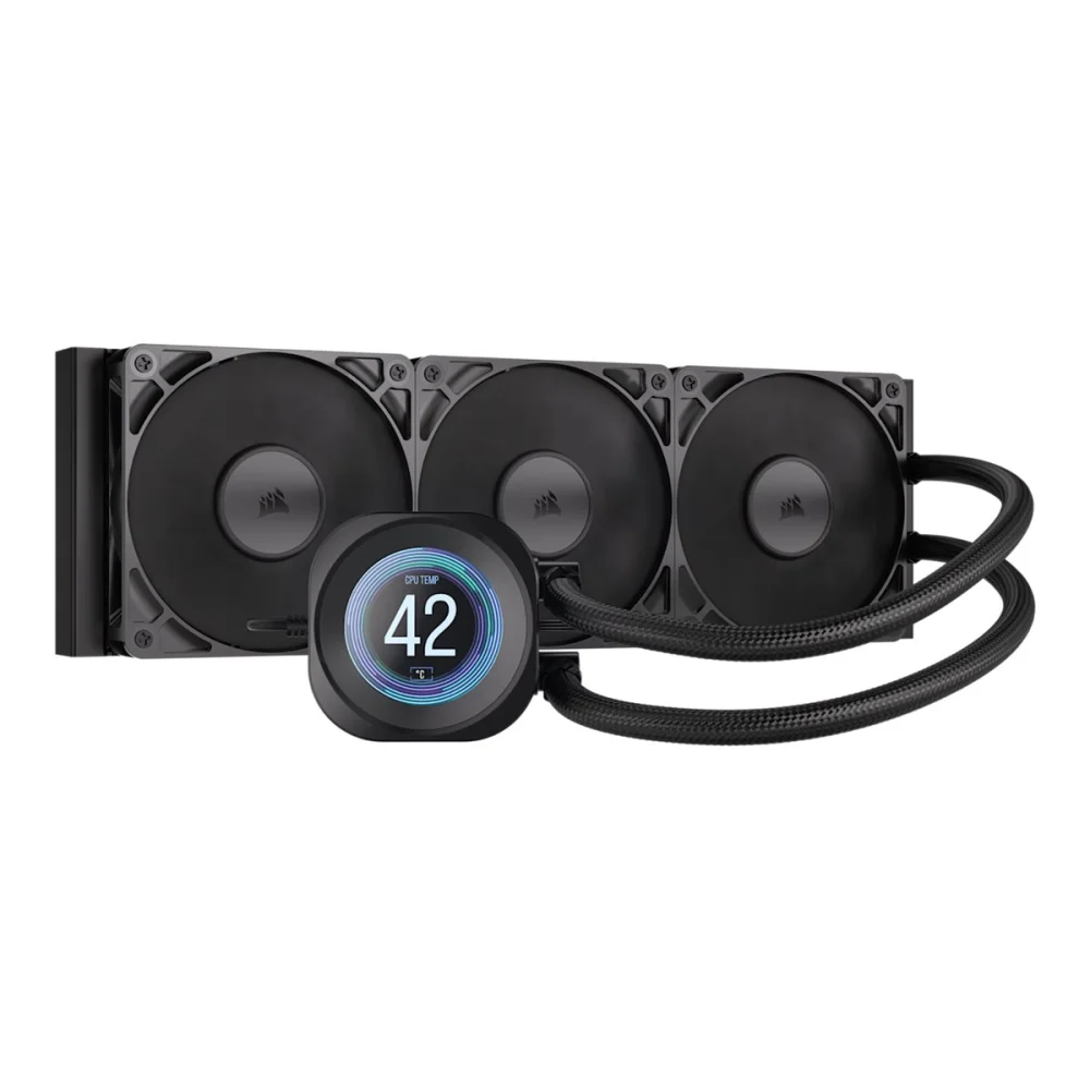 CORSAIR NAUTILUS 360 RS LCD AIO Aušintuvas | Black