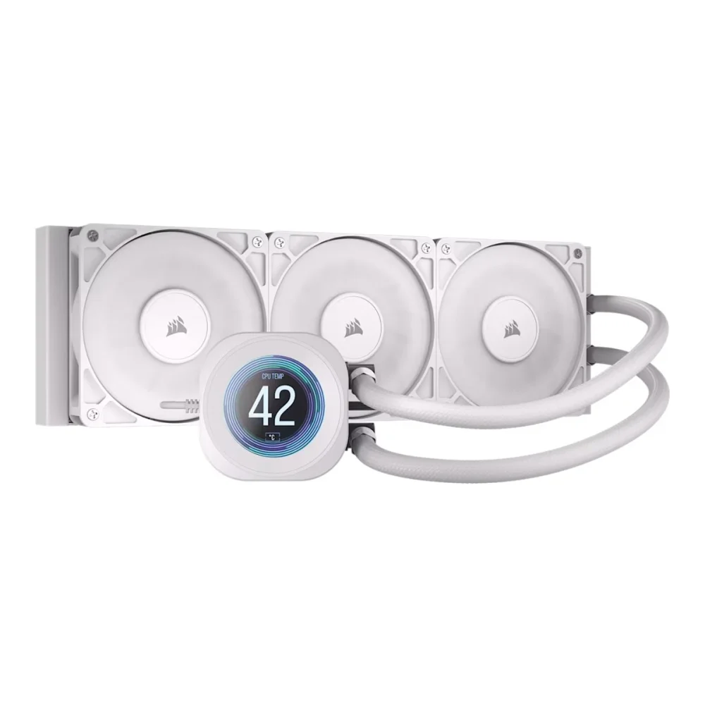 CORSAIR NAUTILUS 360 RS LCD AIO Aušintuvas | White