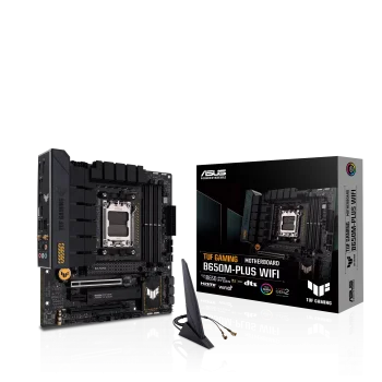 ASUS TUF GAMING B650M-PLUS WIFI Pagrindinė Plokštė | mATX, AM5, DDR5