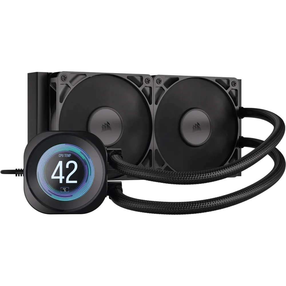 CORSAIR NAUTILUS 240 RS LCD AIO Aušintuvas | Black