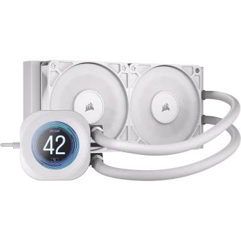 CORSAIR NAUTILUS 240 RS LCD AIO Aušintuvas | White