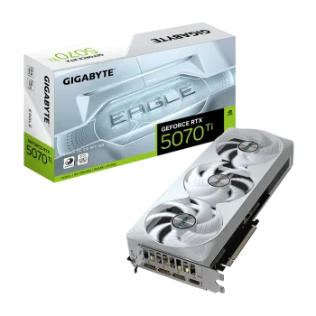 GIGABYTE GeForce RTX 5070 Ti EAGLE ICE SFF GPU Vaizdo Plokštė | 16GB, GDDR7, OC Edition