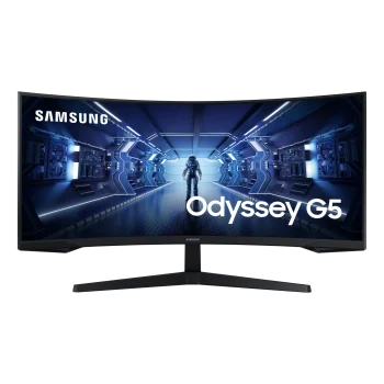 SAMSUNG Odyssey G5 LC34G55TWWPXEN Monitorius | 34", UWQHD, Curved VA, 165 Hz