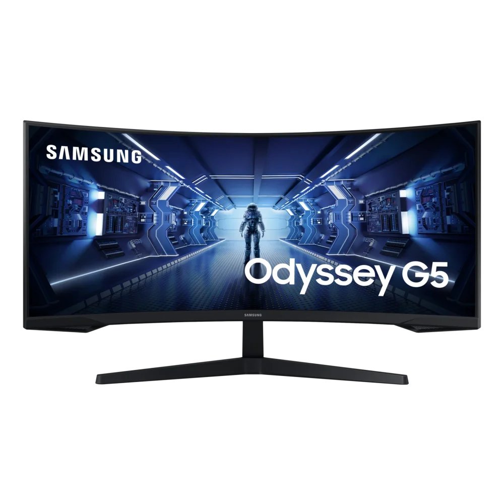 SAMSUNG Odyssey G5 LC34G55TWWPXEN Monitorius | 34", UWQHD, Curved VA, 165 Hz